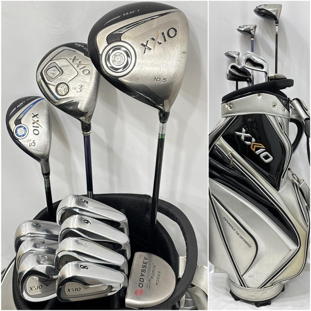 メンズ右利き初心者用　ゼクシオ　初代＆8＆9代目　ゴルフクラブセット　W2622
