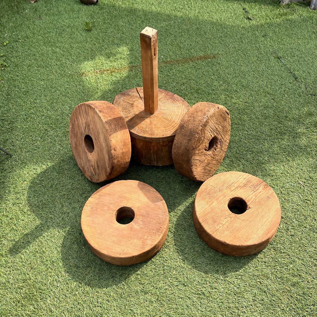 アンティーク輪投げスツール