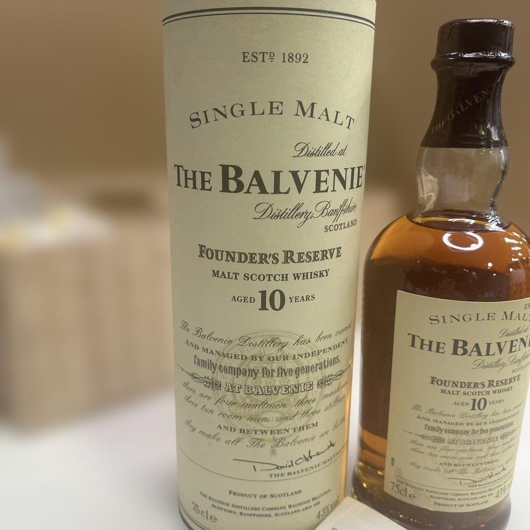 6397【未開栓】バルヴェニー ファウンダーズリザーブ 10年 750mL