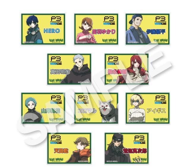 ペルソナ3リロード P3RトレーディングPOPバッジ ヴィレヴァン コンプセット