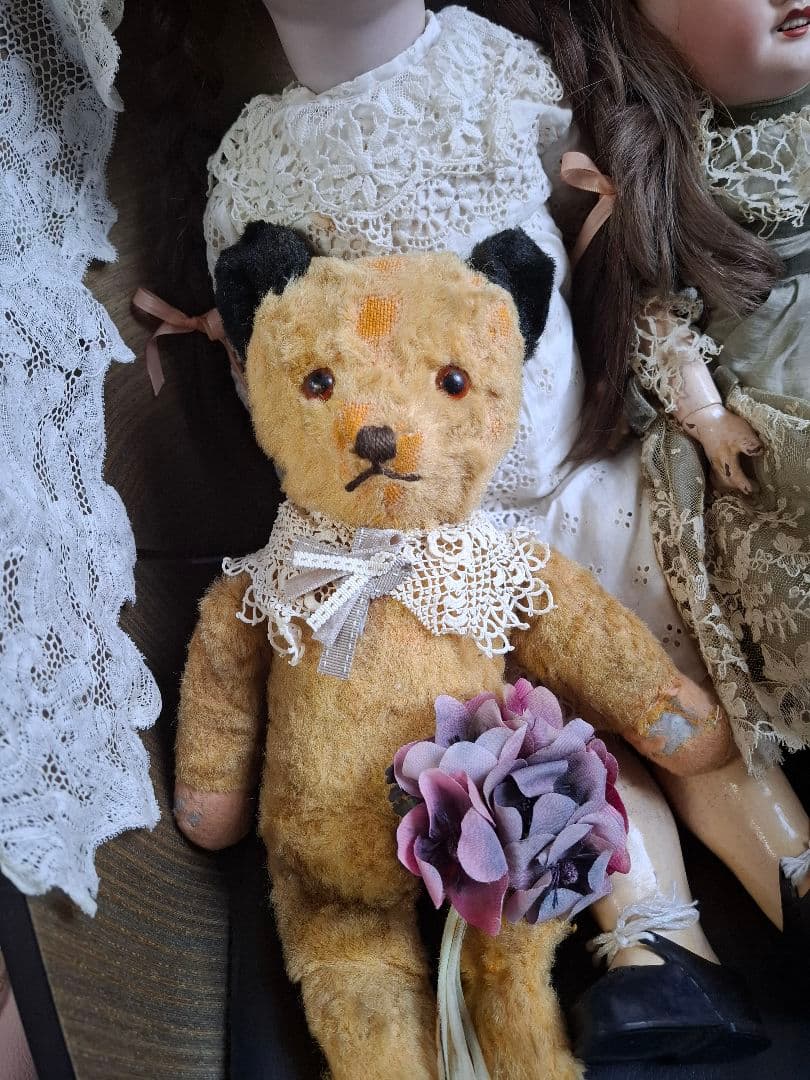 アンティーク★テディベア★スーティ★くま★クマ★ぬいぐるみ★ビスクドール