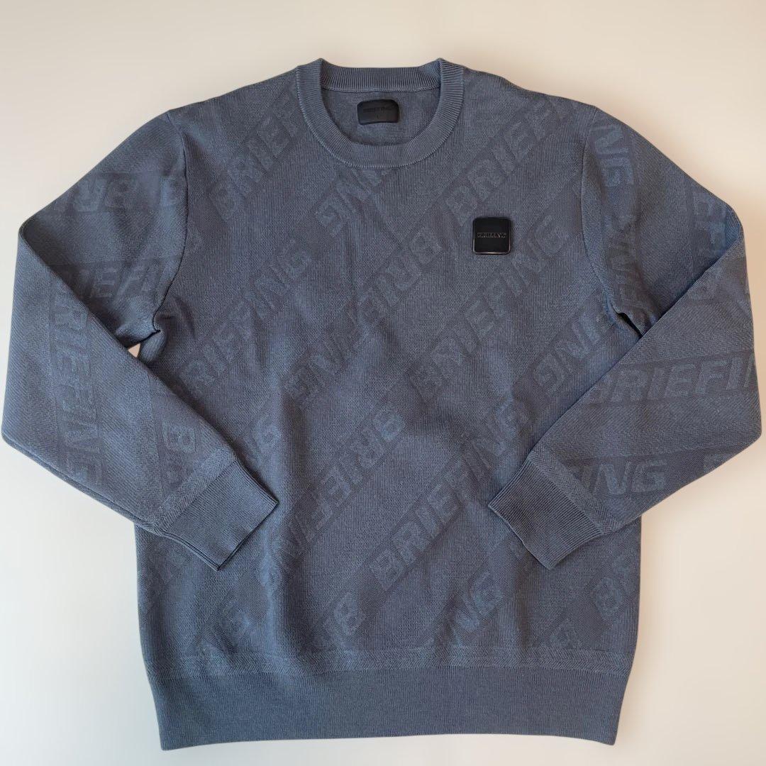 SHADOW COLLECTION BIAS LOGO CREWクルーニット