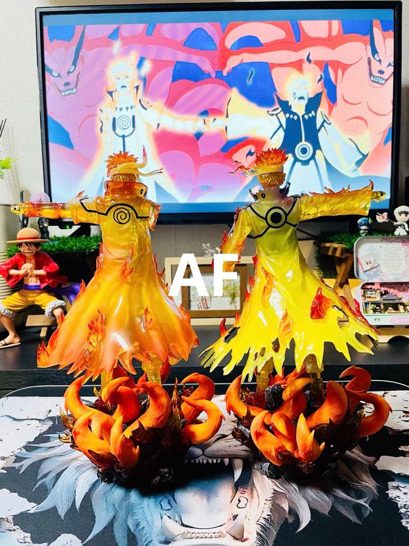 32cm うずまきナルト 波風ミナト 九尾 フィギュア 九喇嘛モード 2セット