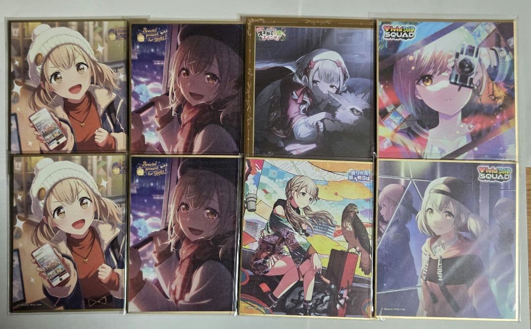 プロセカ　ミニ色紙　小豆沢こはね　まとめ売り！8点