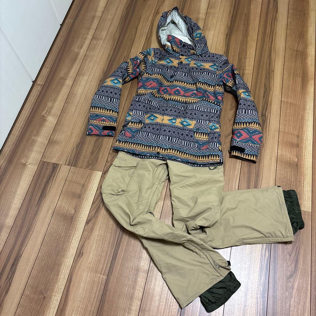 値下げ　Burton スノーボードウェアセット　レディースXSサイズ