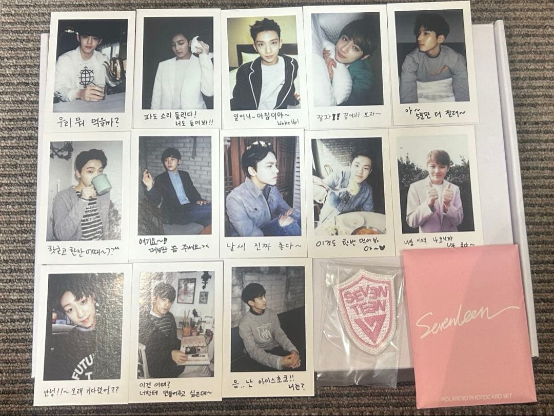 SEVENTEEN CARAT 1thトレカ　セット　ワッペン付き