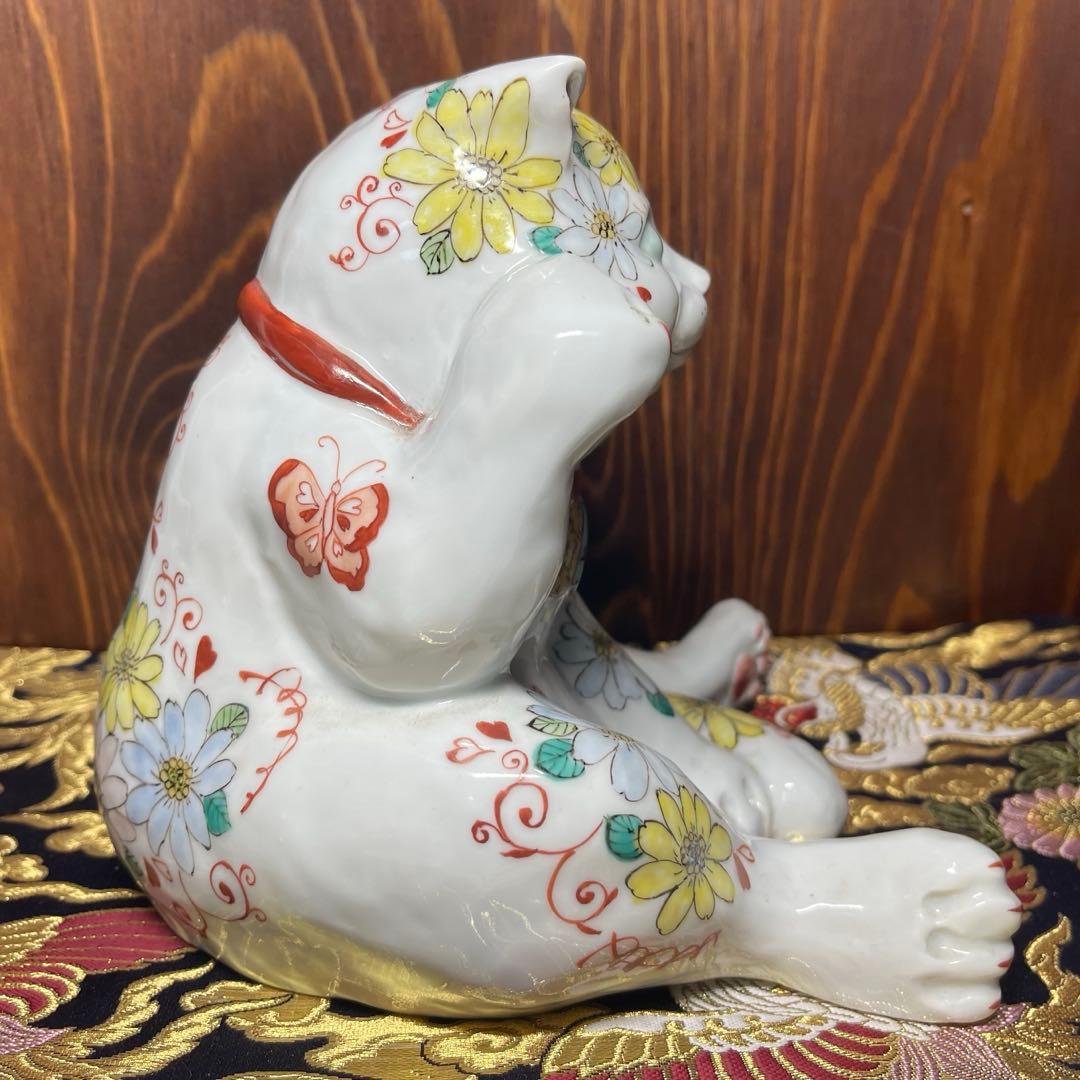 限定品【願いが叶う】招き猫 右手 スコティッシュフォールド 作家:鈴木朋子