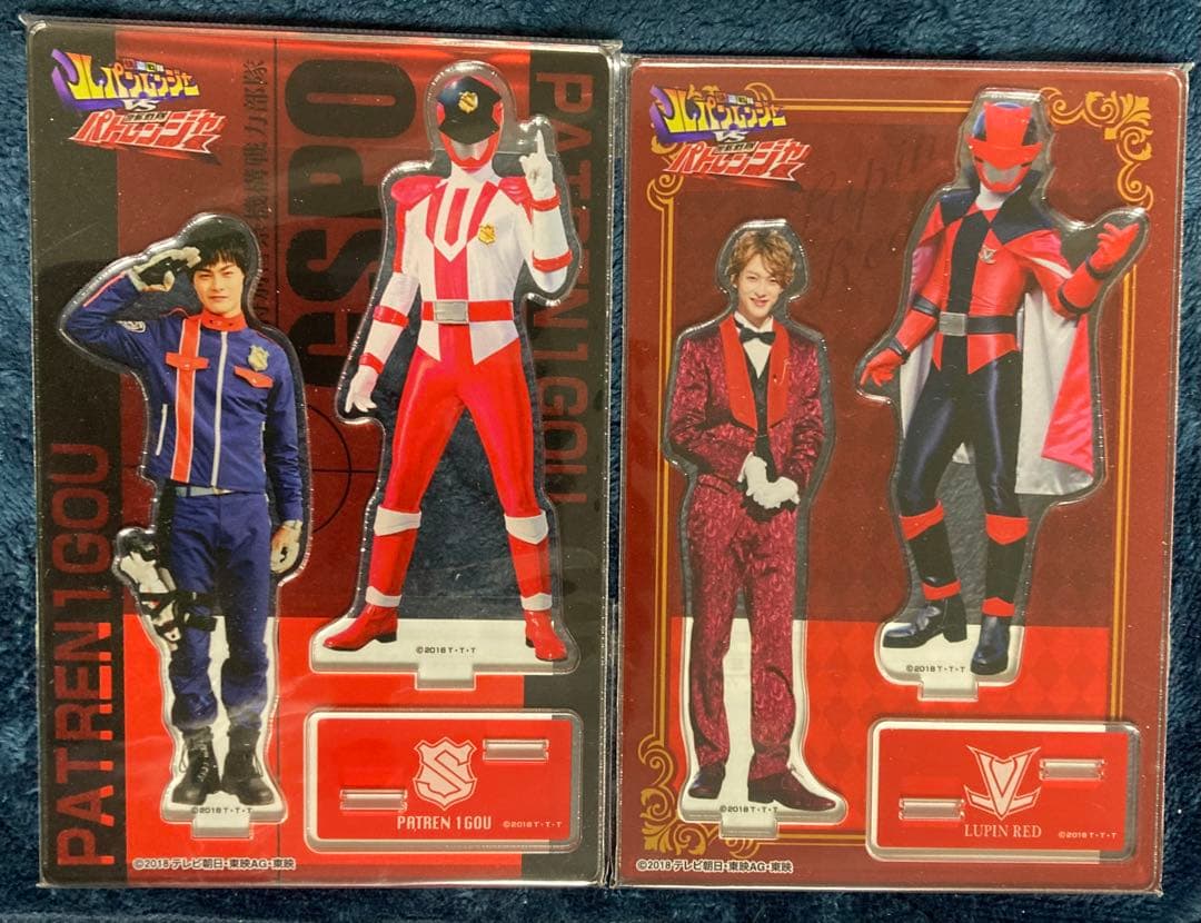 【未開封】ルパパトアクリル（パトレン1号 ルパンレッド）2体セット