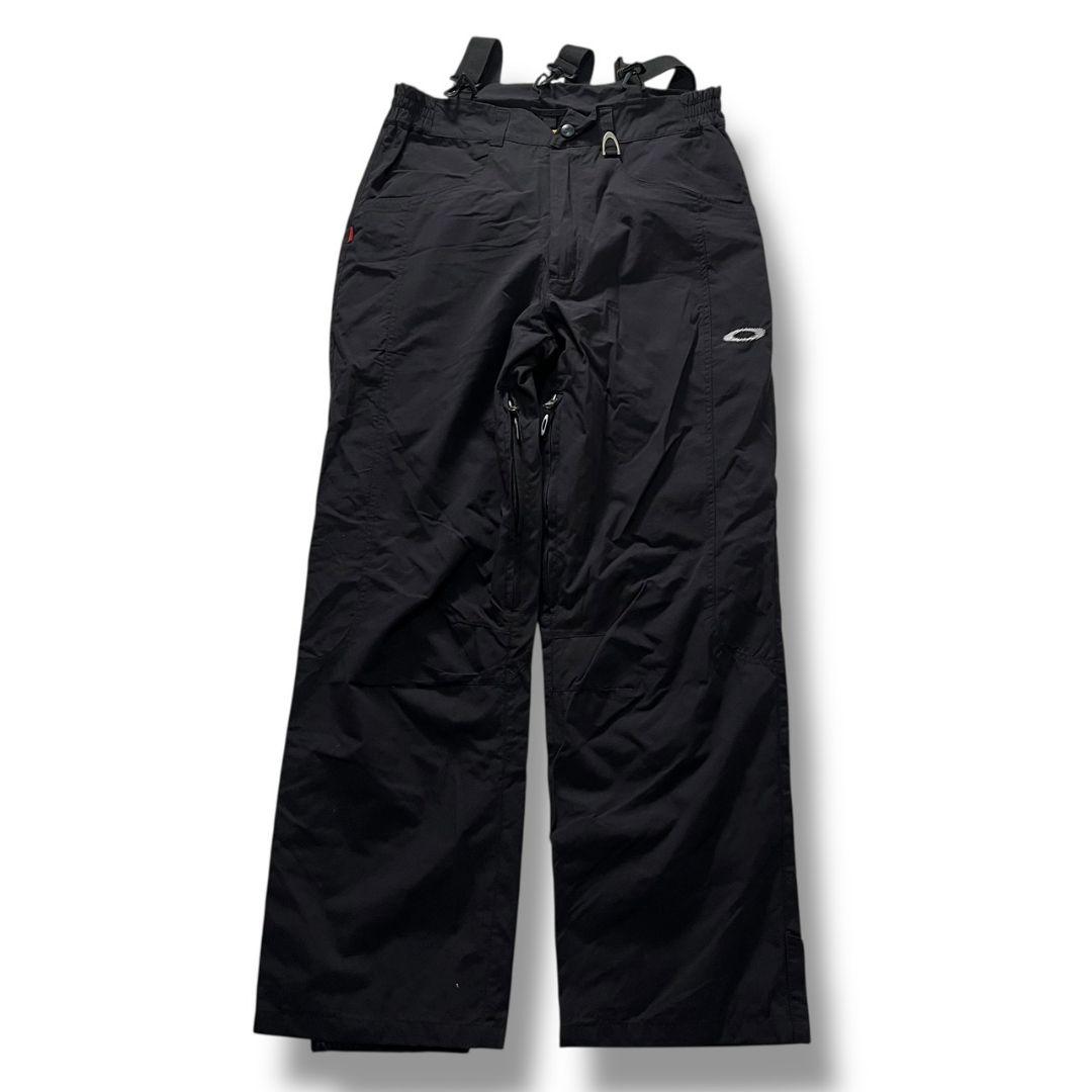 OAKLEY スノーパンツ スノボー y2k テック サスペンダー ブラック