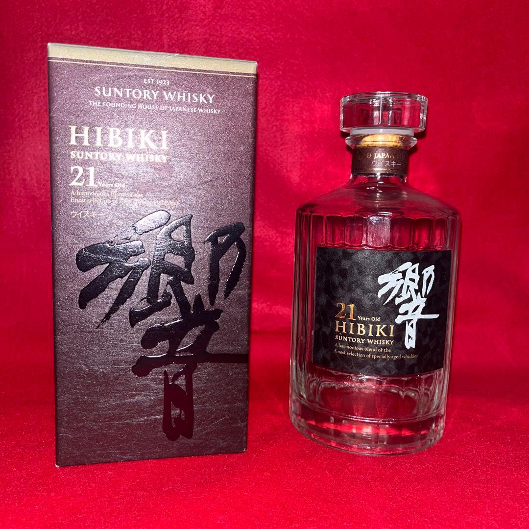 Hibiki 21年 ウイスキー 700ml空瓶箱あり