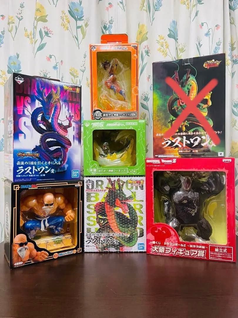 全美品 ドラゴンボール　神龍 大猿 亀仙人 6点セット　フギュア