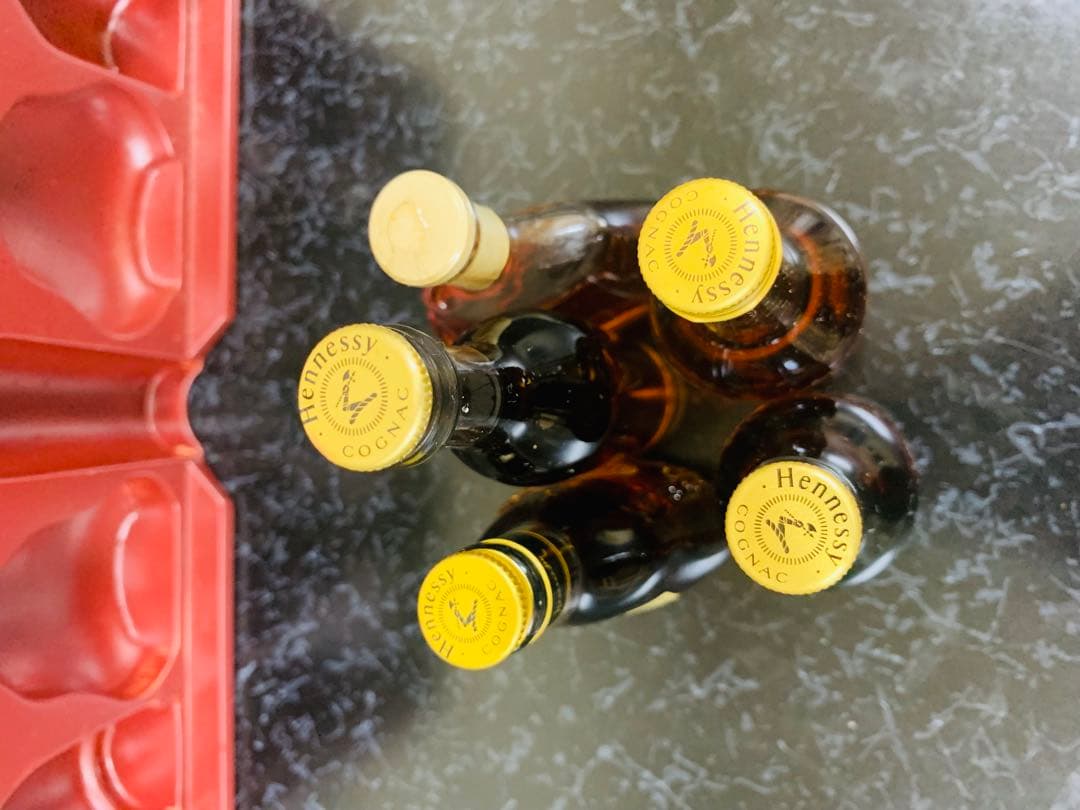 HENNESSY ヘネシーコニャックのミニボトル5本セット - 希少