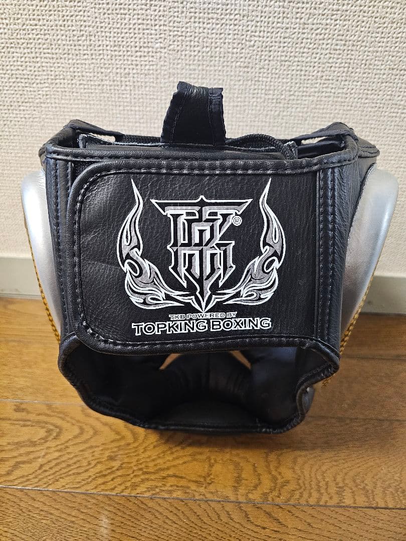 【ほぼ未使用】TOPKING ヘッドギア キックボクシング/ムエタイ