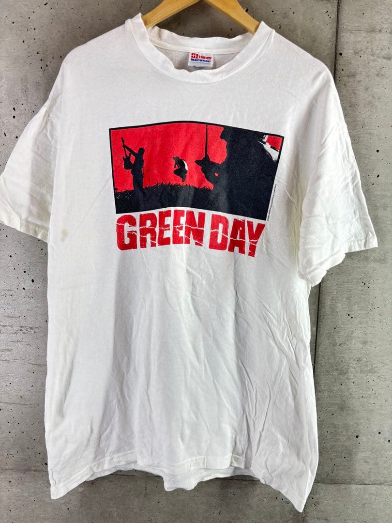 01s ヴィンテージ GREENDAY 半袖ツアーTシャツ バンドT 古着