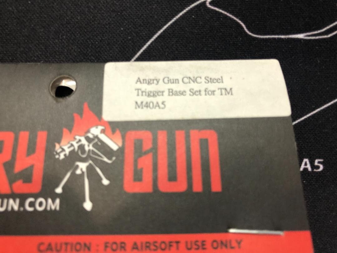 Angry Gun CNCスチールトリガーベースセット 東京マルイM40A5