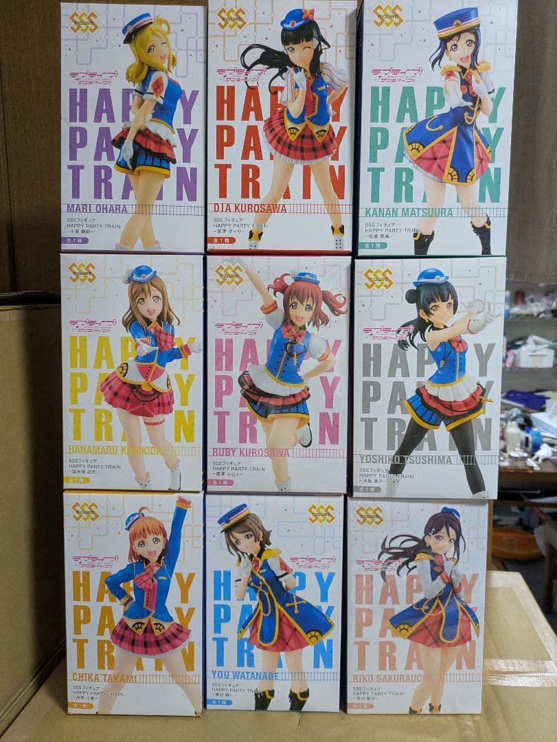 HAPPY PARTY TRAIN フィギュア 9体セット