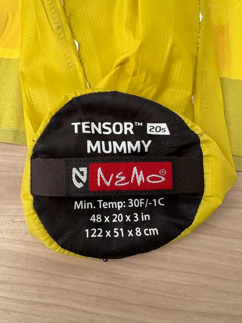 Nemo Tensor Mummy 20s スリーピングマット