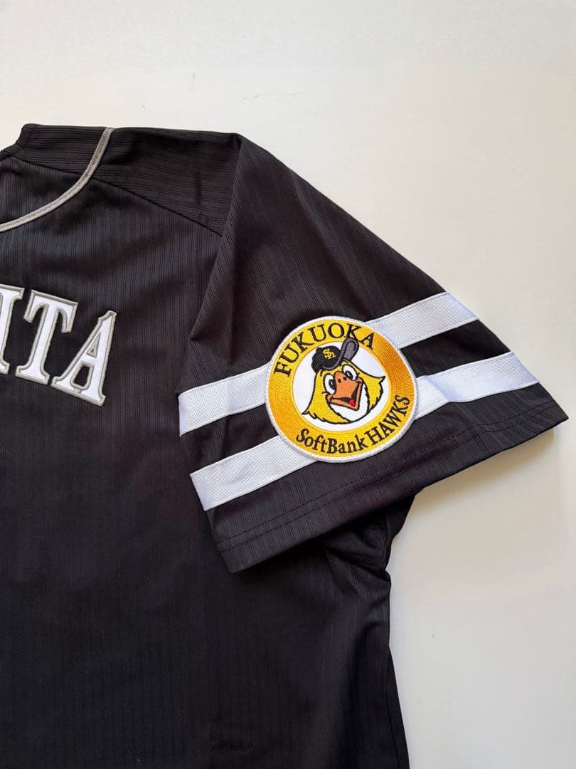 新品　ソフトバンクホークス　柳田 悠岐　レプリカユニフォーム　ビジター　XL