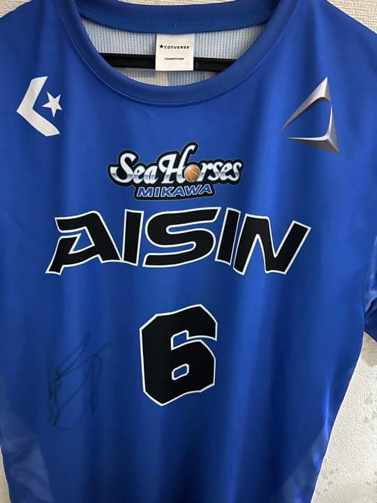 サイン入り!宇都宮ブレックス 比江島慎 シーホース三河 レプリカTシャツ