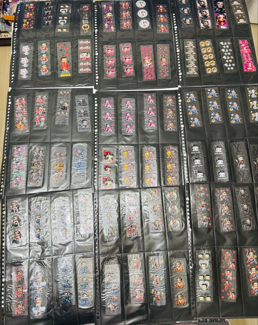 ベティ　転写シール　大量セット　ペンラ　ハーフ　カプラ　約700枚