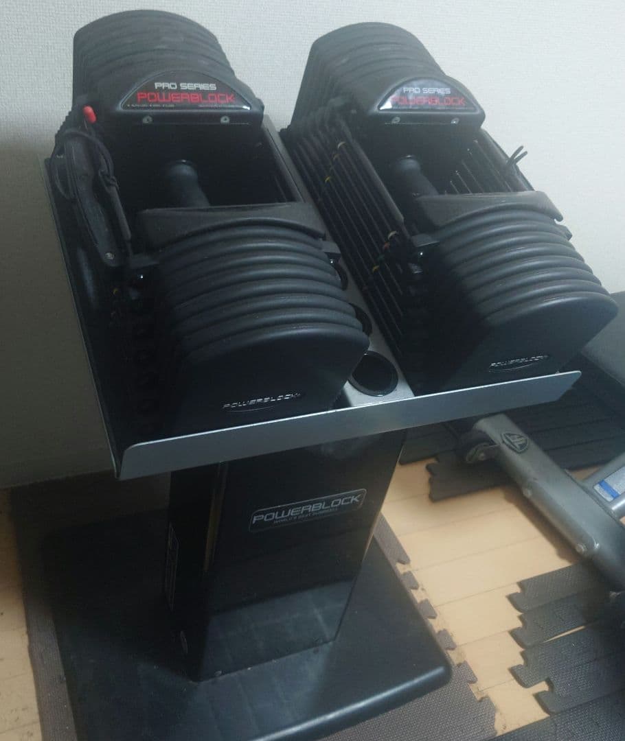 【スタンド付】パワーブロック ウレタンPROEXP90LB 41kgペア