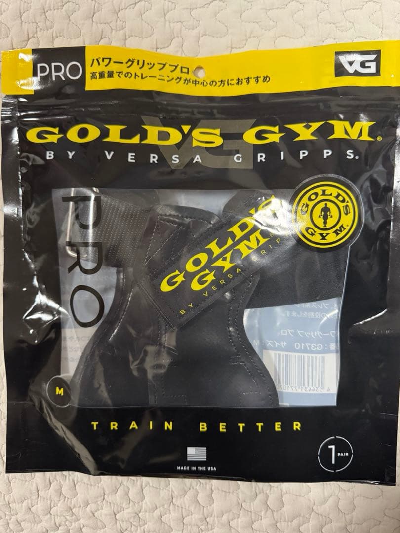 【新品・未開封】GOLD'S GYM パワーグリップ PRO M