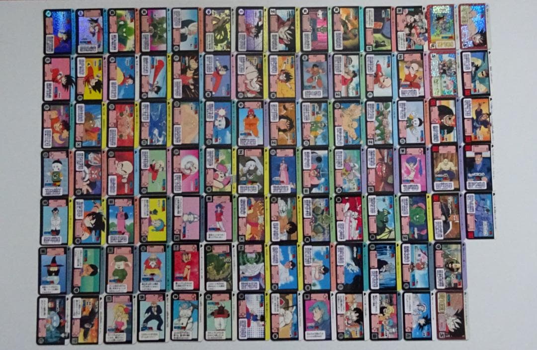 【パート１】ドラゴンボール カードダスハーフ EX 96種 フルコンプ