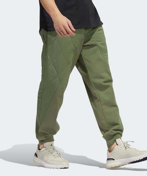 【S】秋冬 アディダス ゴルフ ADICROSS キルティング ジョガーパンツ