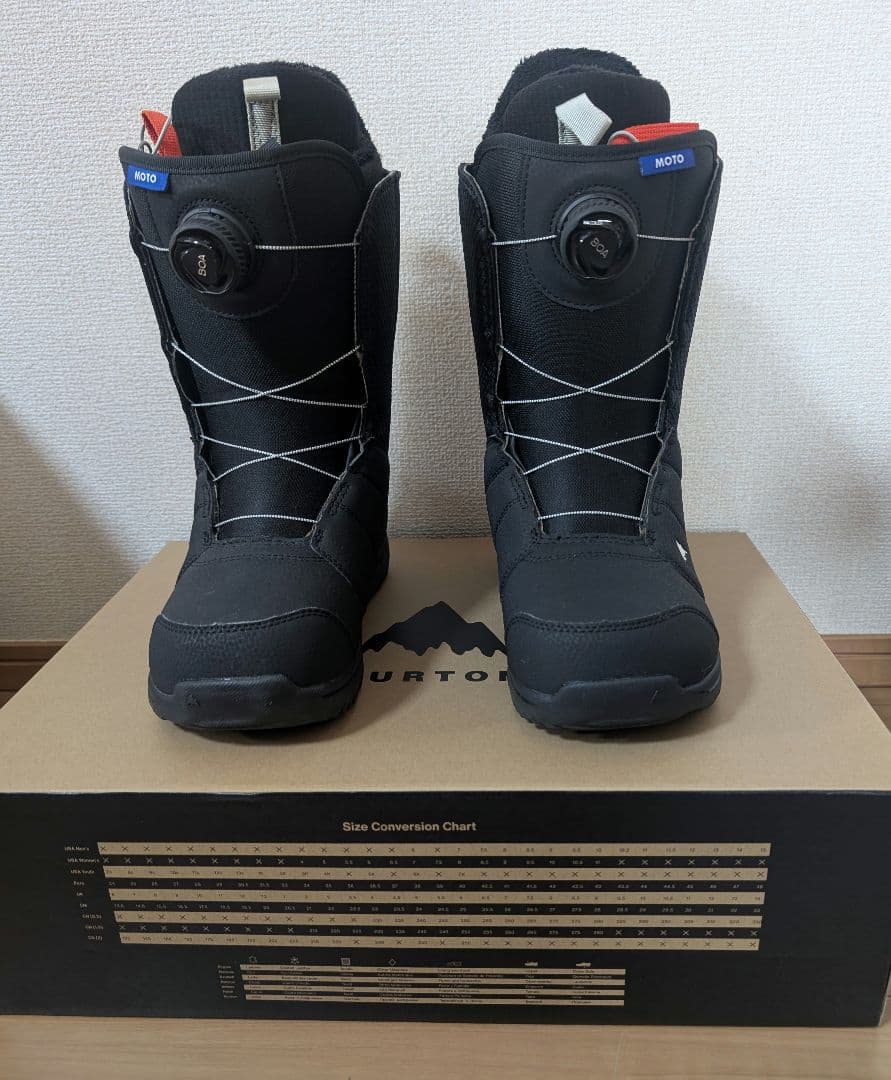 Burton moto wide boa 8 スノーボードブーツ ブラック