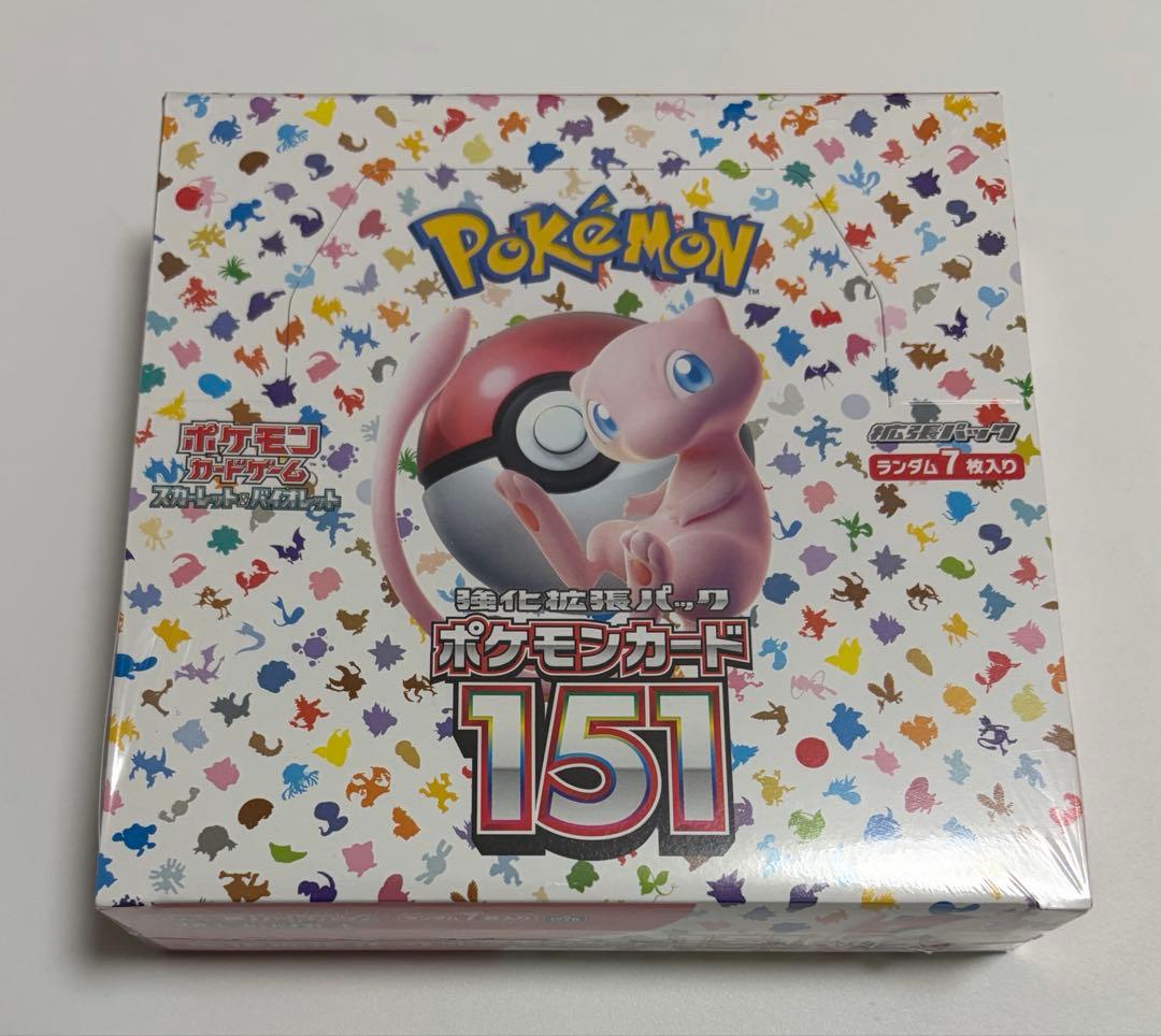 151 シュリンク付き box 新品未開封　ポケモンカードゲーム　即日発送
