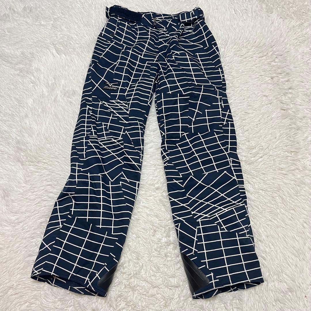 最高峰 MIZUNO ミズノ スキー スノボ セットアップ 赤 ネイビー ライン