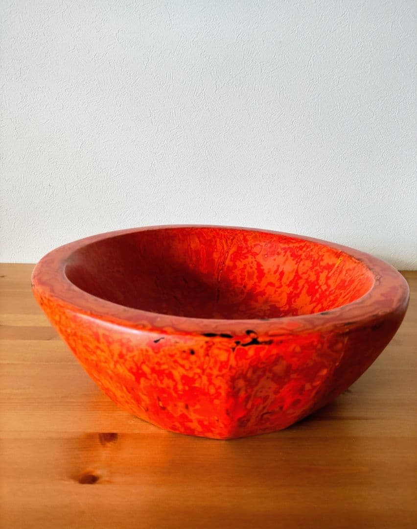 会津塗 乾漆鉢 天然木 盛鉢 天然木 菓子鉢 小物入れ 会津漆師道具 果物入