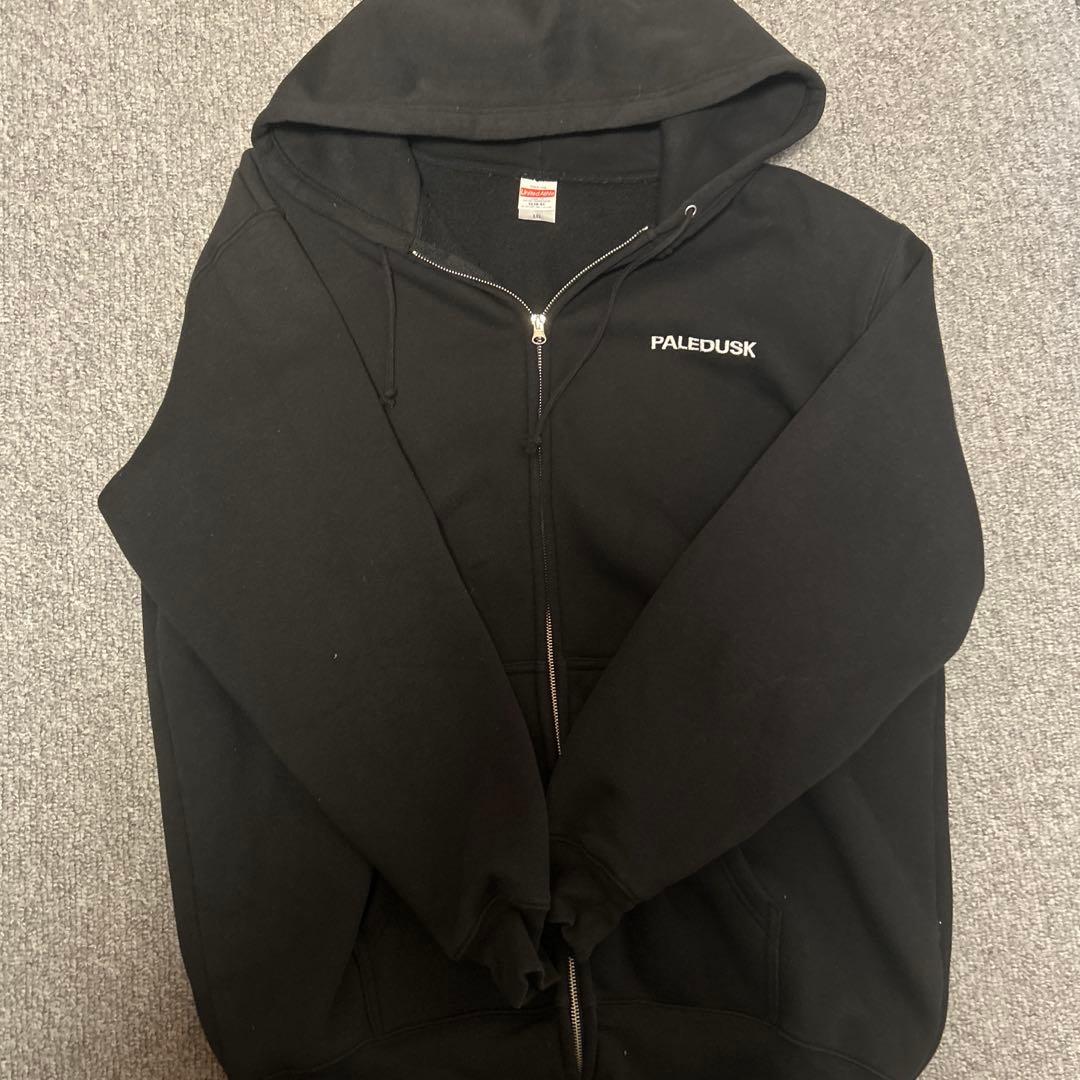 【ほぼ未使用】PALEDUSK ジップアップパーカー XXL ブラック