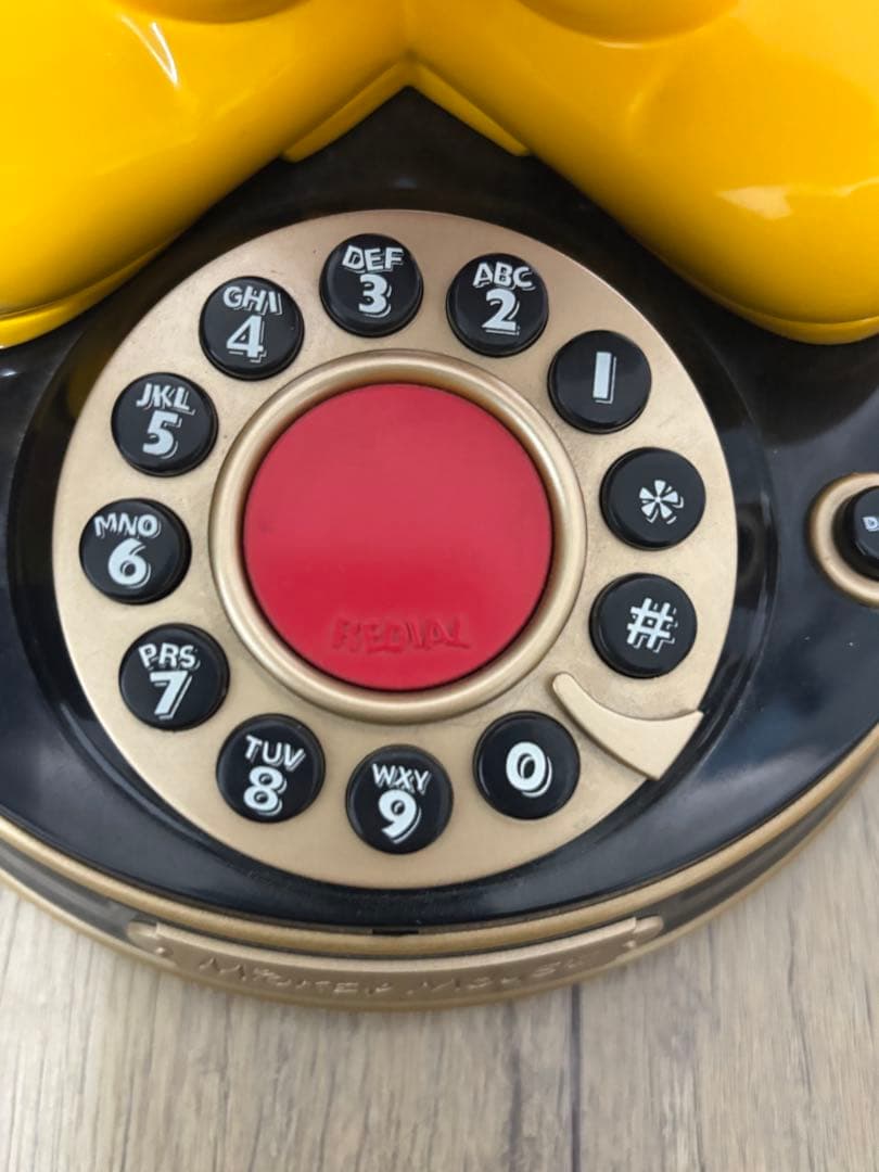 【希少】 ミッキーマウス アニメーション電話 動作未確認