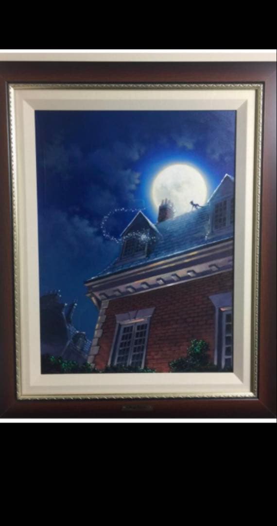 【限定セール中】ディズニー　ファインアート 月夜のピーターパン