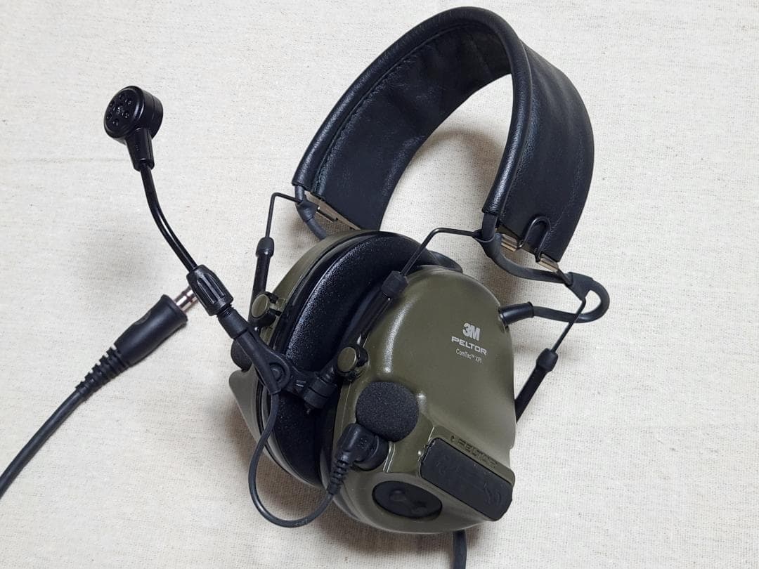 【美品】3m Peltor COMTAC xpi 実物 ヘッドセット