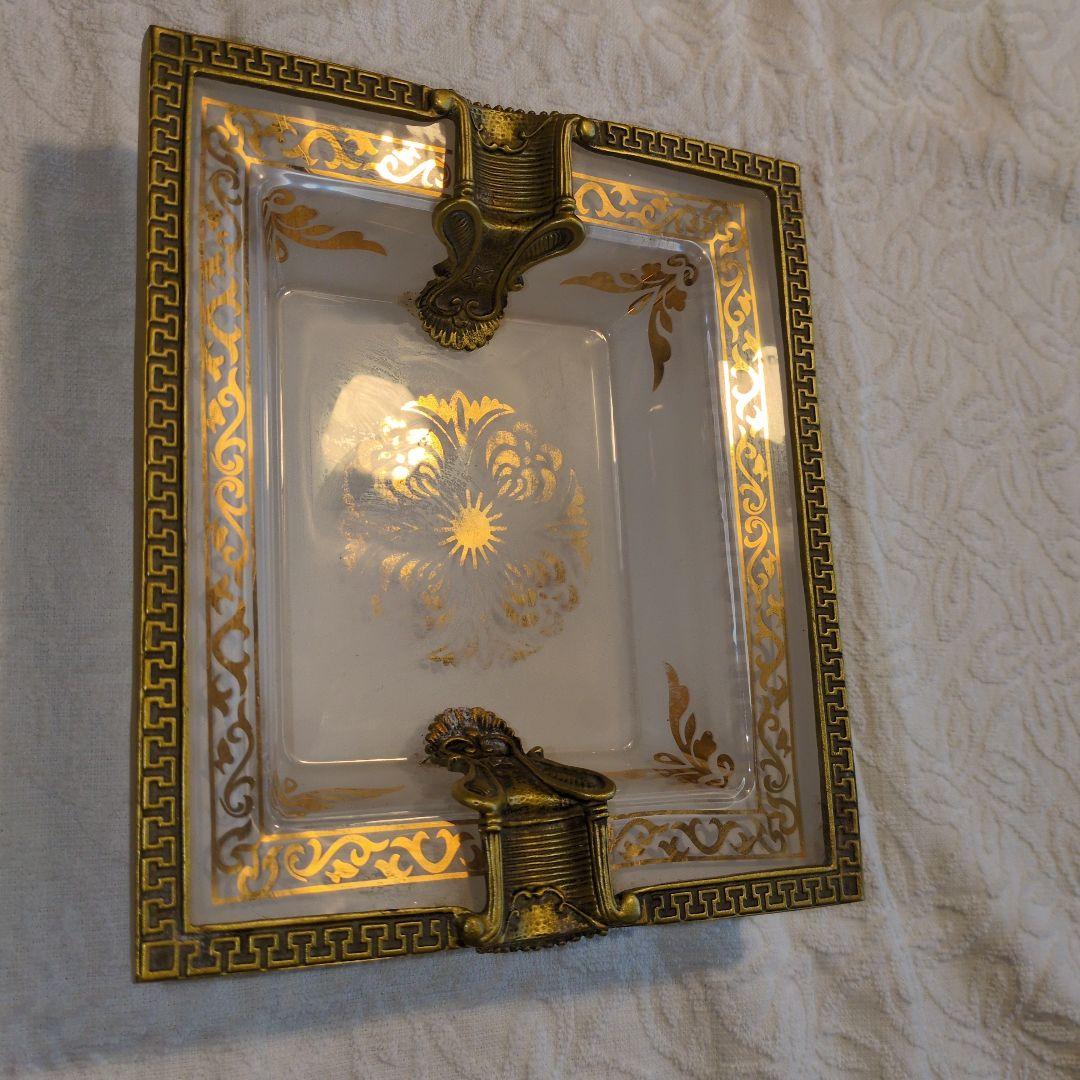 再お値下げしました!ＺARAホーム、アンティーク風灰皿、希少。お洒落な小物入れ