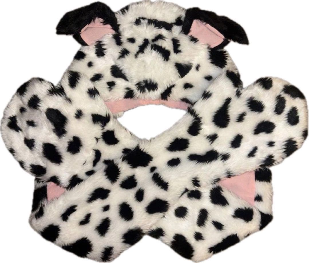 ディズニー101匹わんちゃん手袋付きマフラー帽子