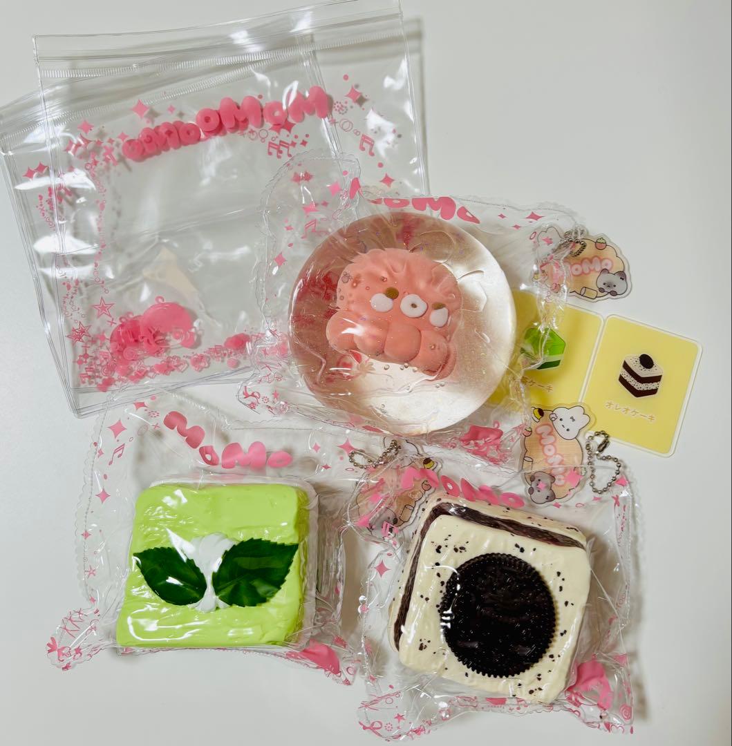 MOMO　スタジオ　スクイーズ　海洋シリーズとケーキ2つセット