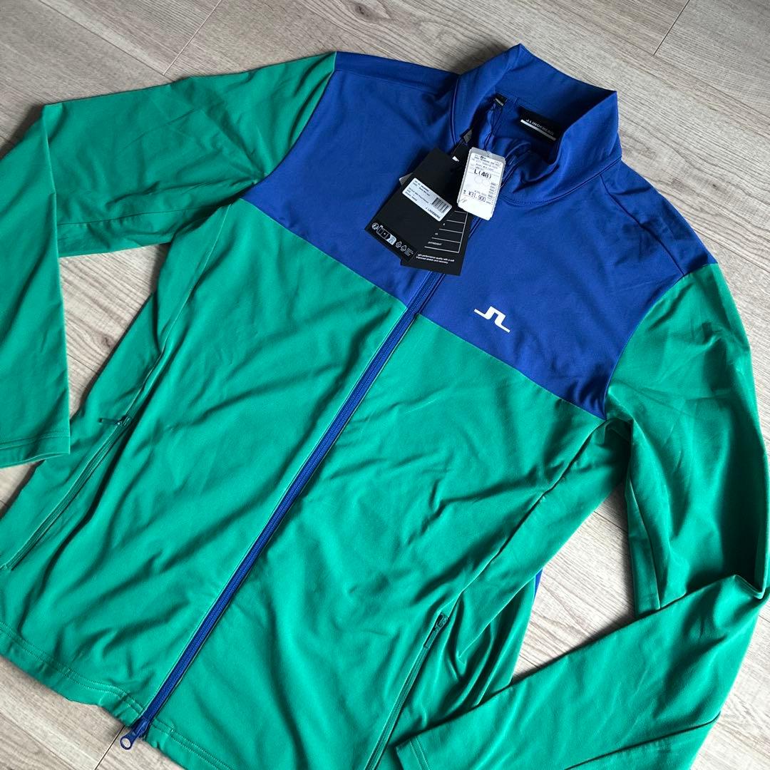 定価約3.2万 未使用 jリンドバーグ banks mid ゴルフジャケット L