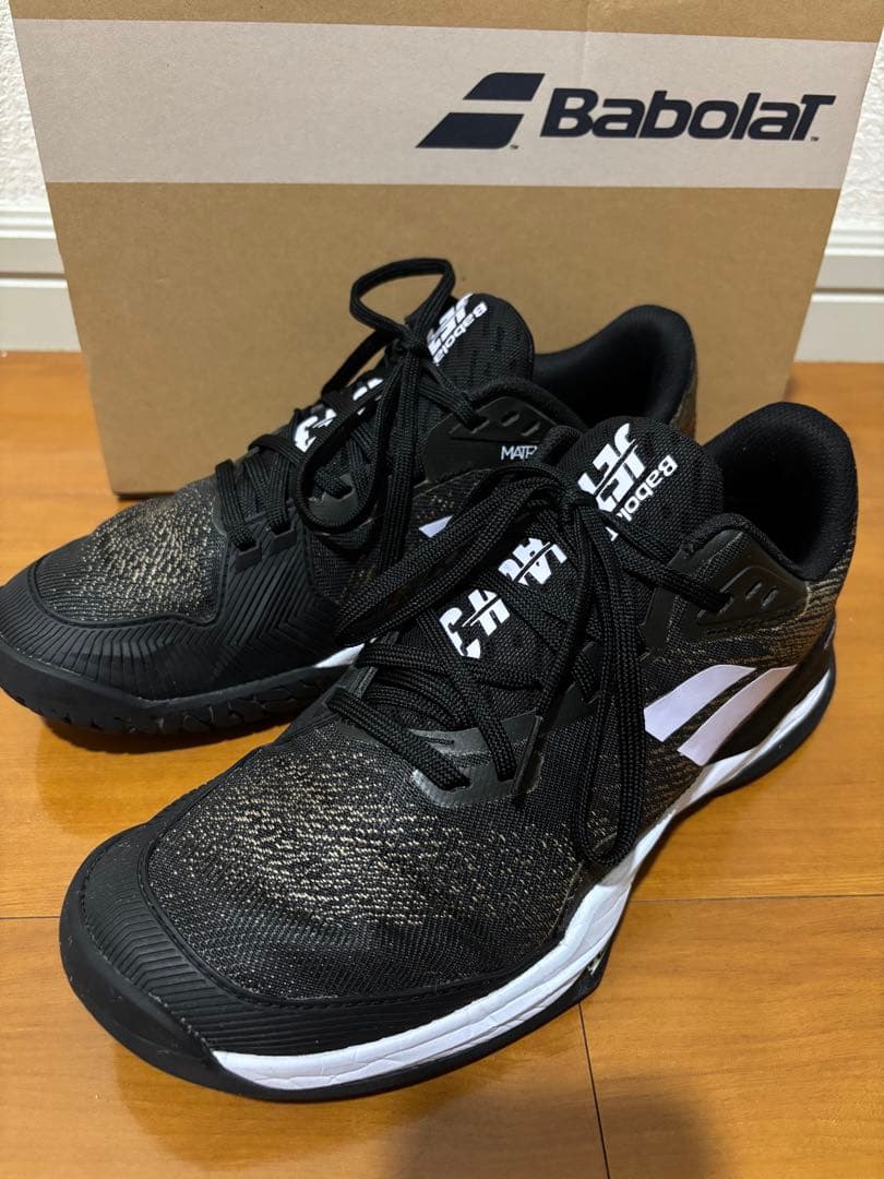 【BabolaT】ジェットマッハ3 テニスシューズ 27cm オールコート