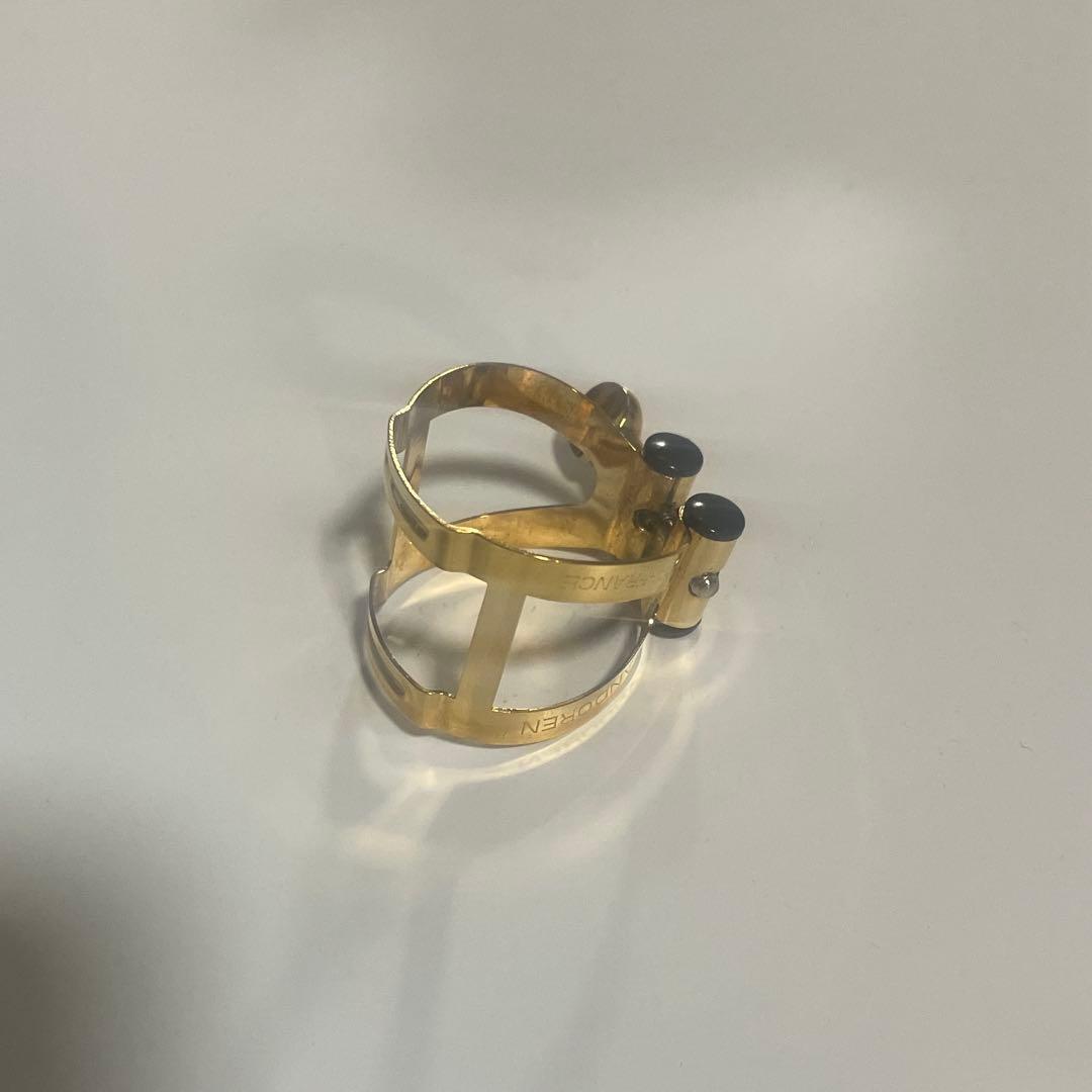 バンドレン アルトサックスリガチャー M/O ゴールド（24kメッキ）