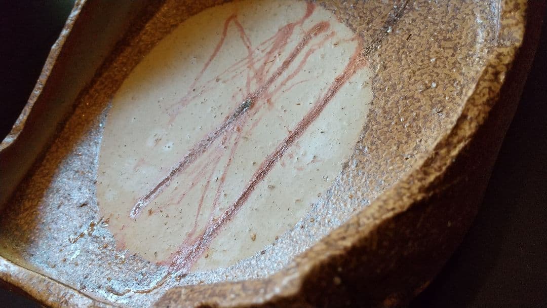 備前焼向付 5客  (骨董 古美術 アンティーク 器 食器 会席  料理 茶道具