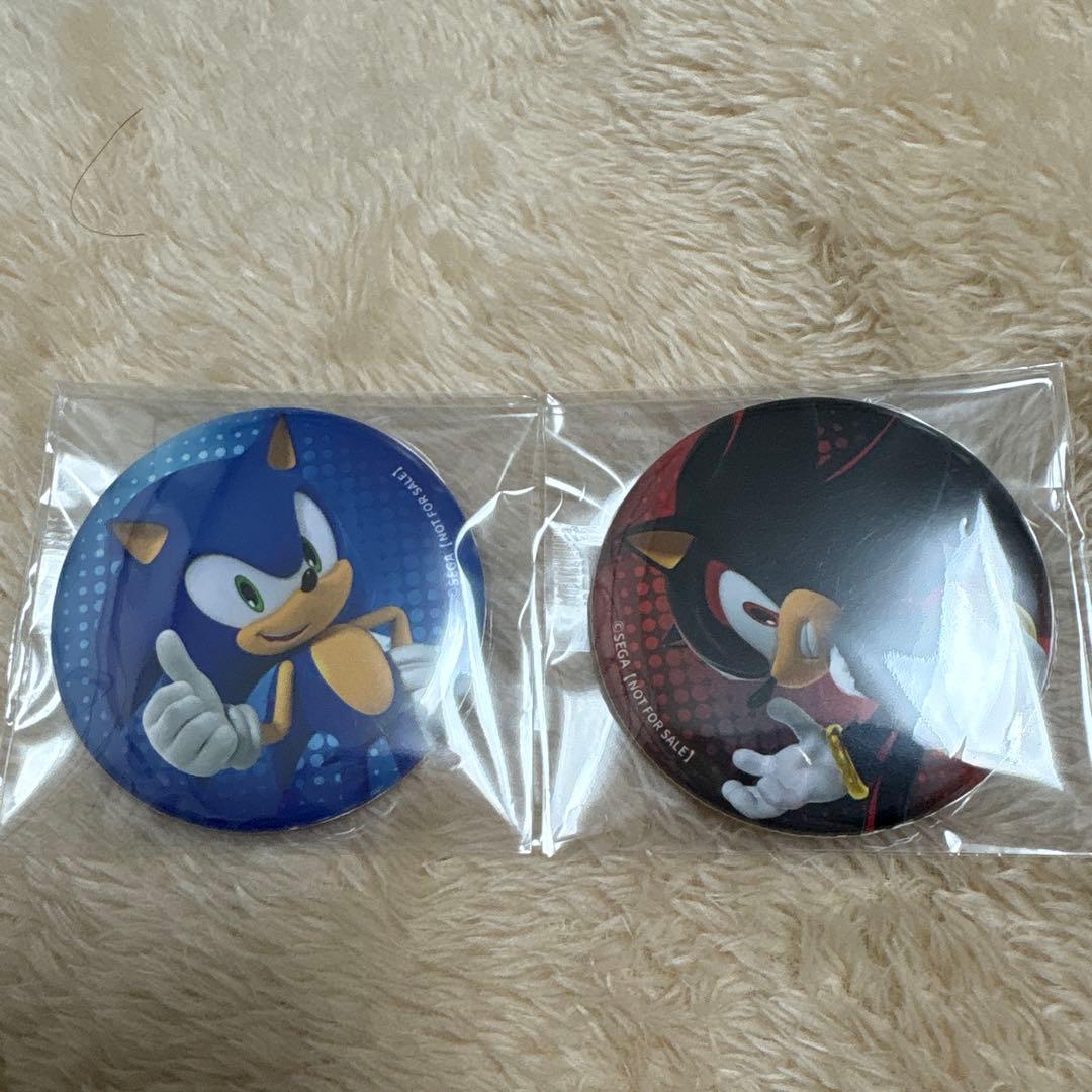 ソニック　シャドウ　ジェネレーションズ　特典　缶バッジ　セガ