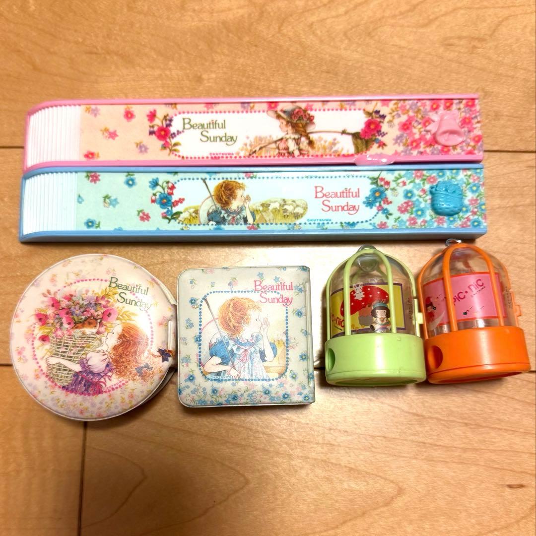 クツワ　Beautiful Sunday 文房具　セット　ファンシーレトロ