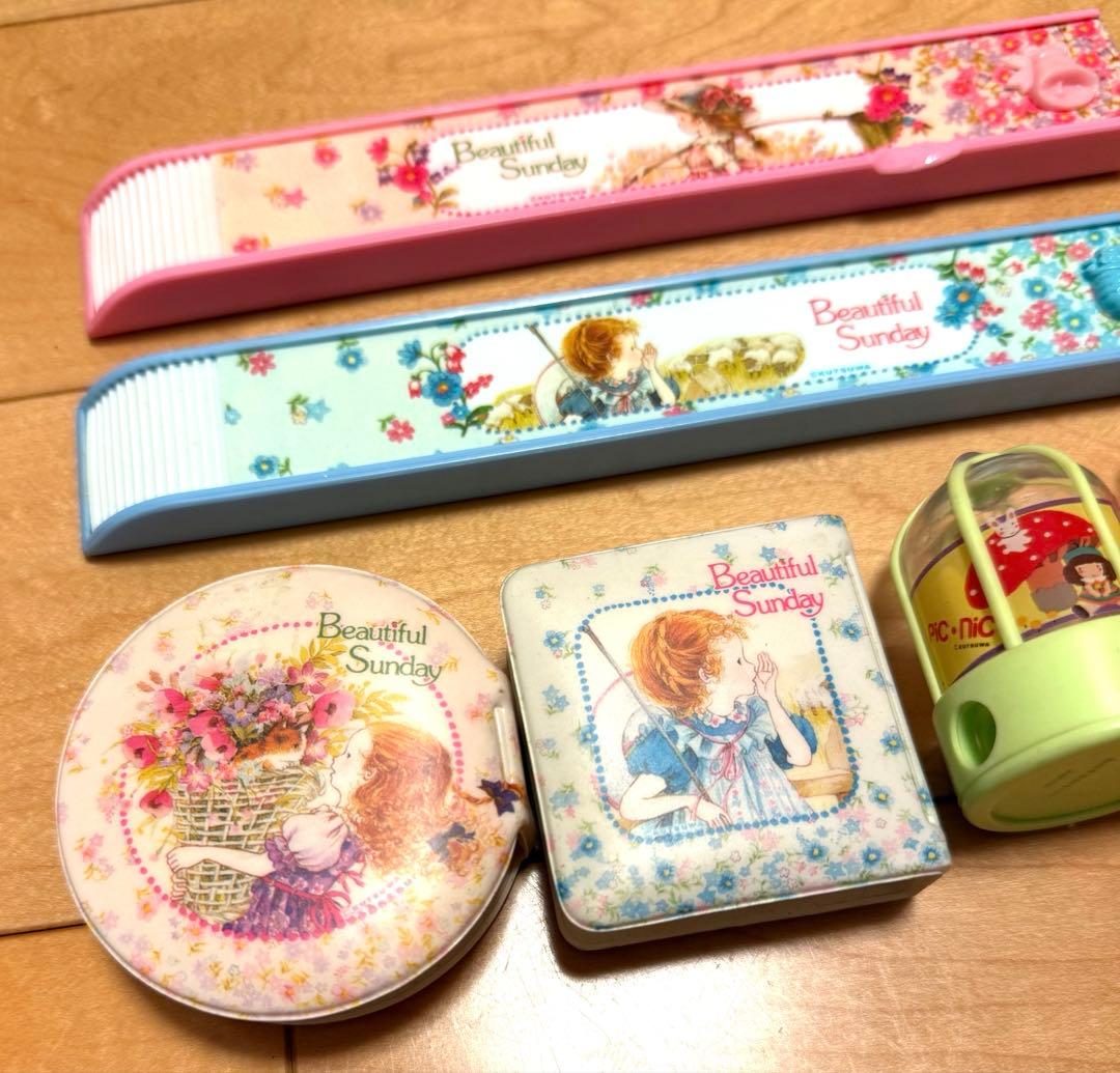 クツワ　Beautiful Sunday 文房具　セット　ファンシーレトロ