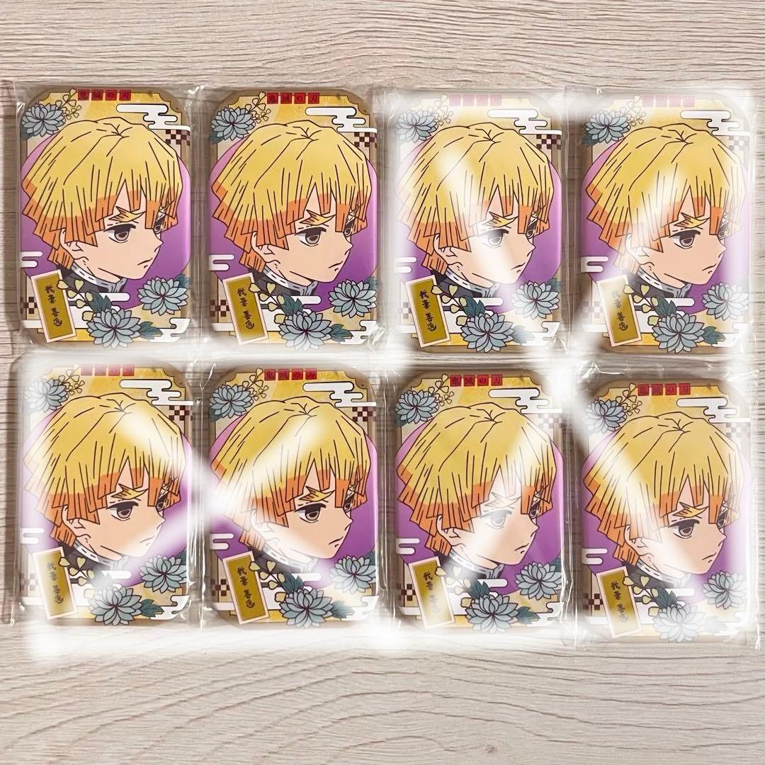 鬼滅の刃 まるかく缶バッジ 我妻善逸 8点セット