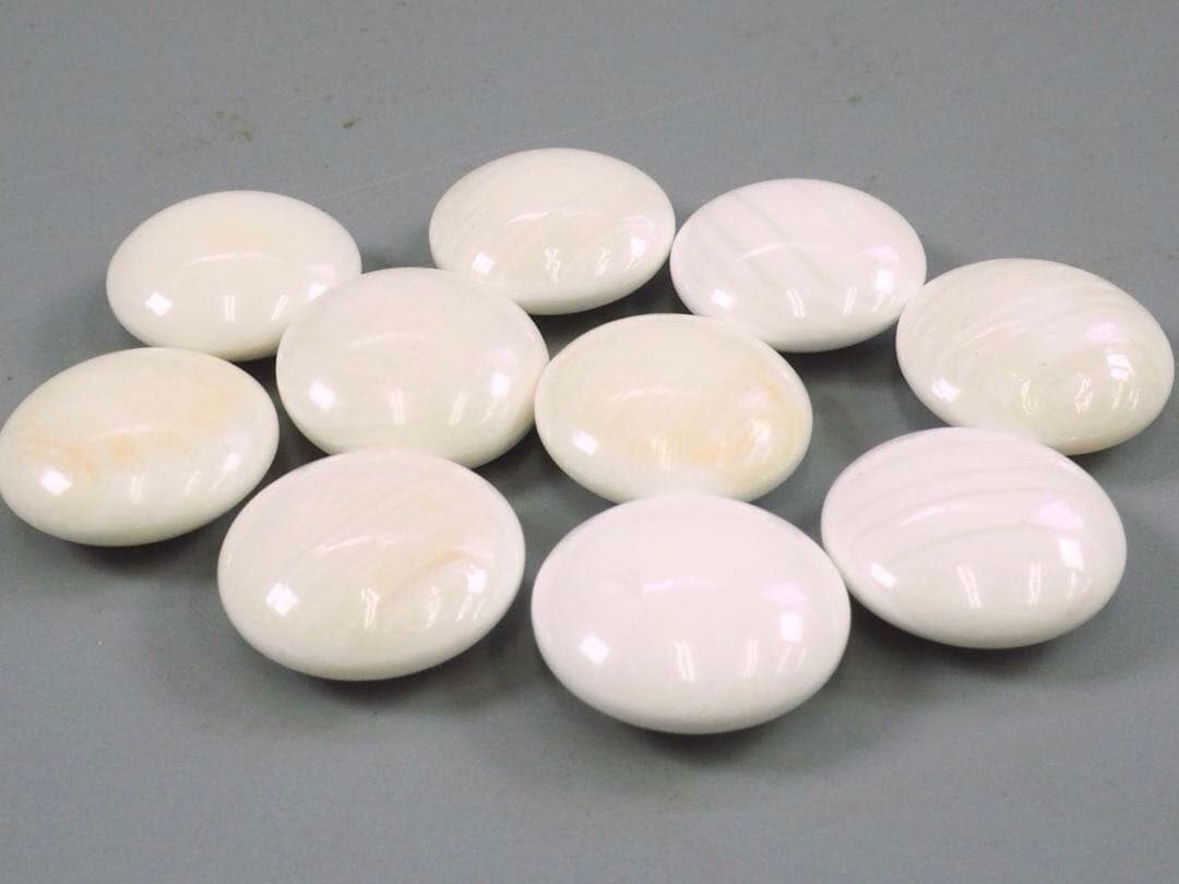 【宮崎県】日向特製蛤碁石34号・欅碁笥セット