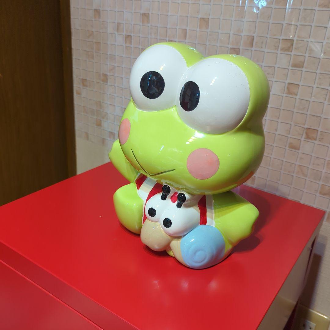 SANRIO・サンリオ・けろけろけろっぴ・当時物・陶器・貯金箱・大きめ・単品