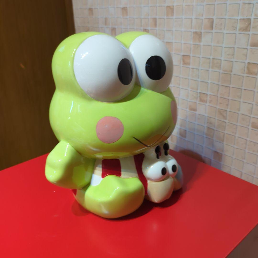 SANRIO・サンリオ・けろけろけろっぴ・当時物・陶器・貯金箱・大きめ・単品